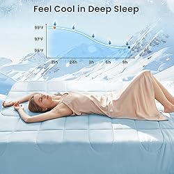 HYLEORY Cooling Comforter King Size - Summer
