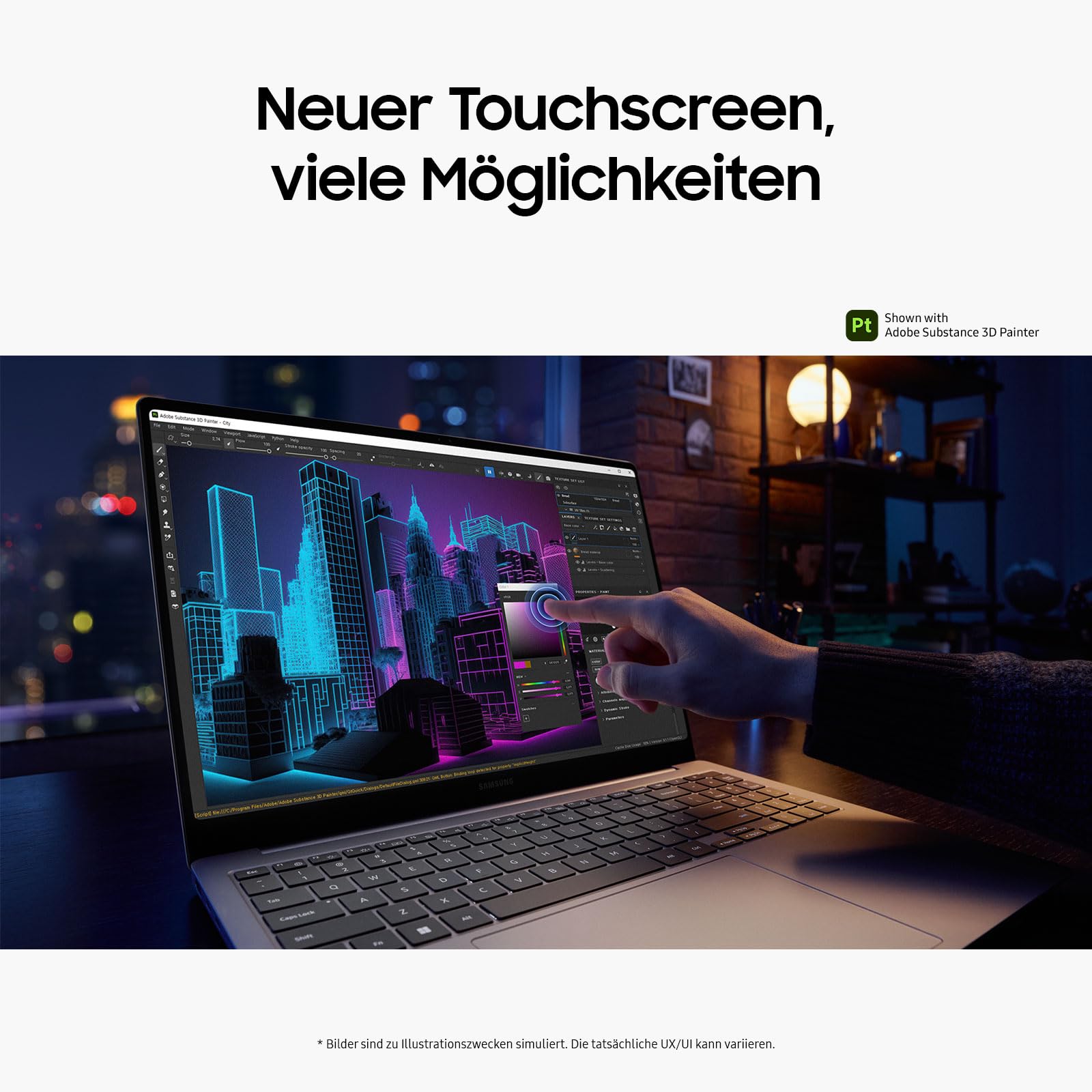 Samsung Galaxy Book4 Ultra Notebook, 16"-Laptop, Intel Core Ultra 7, 16 GB RAM, 512 GB, Moonstone Gray, 3 Jahre Herstellergarantie [Exklusiv auf Amazon] 4