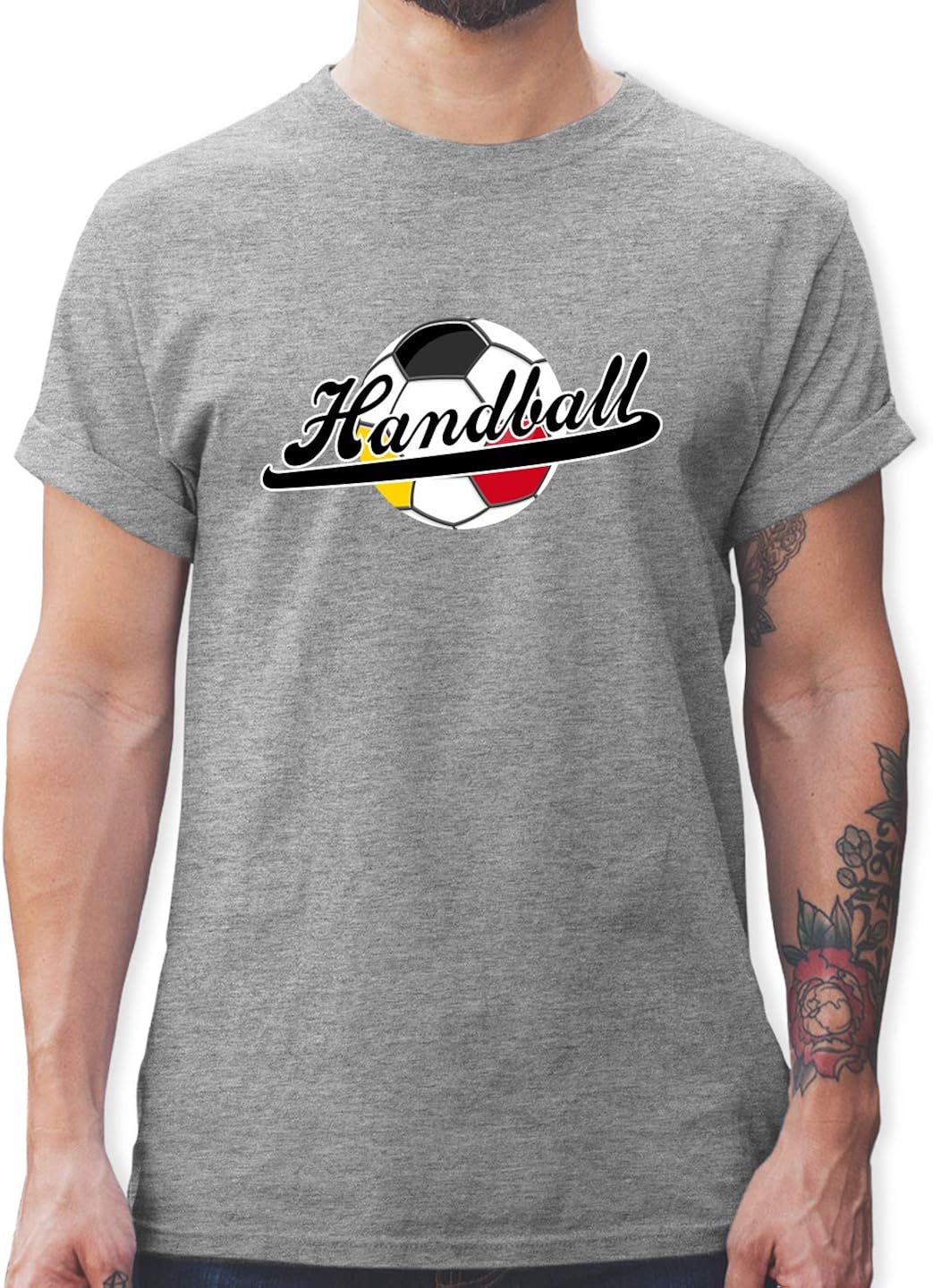 Shirtracer Handball WM 2021 Handball Deutschland Tshirt Herren