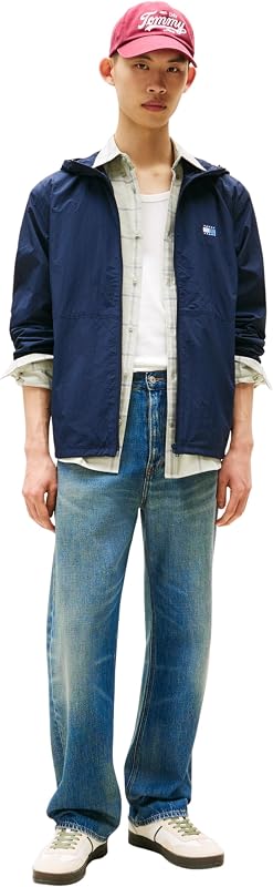 Tjm Windbreaker Ext Dm0Dm21393, Giacca Antivento, Uomo, Blu (Dark Night Navy), XL — foto 3 di 4