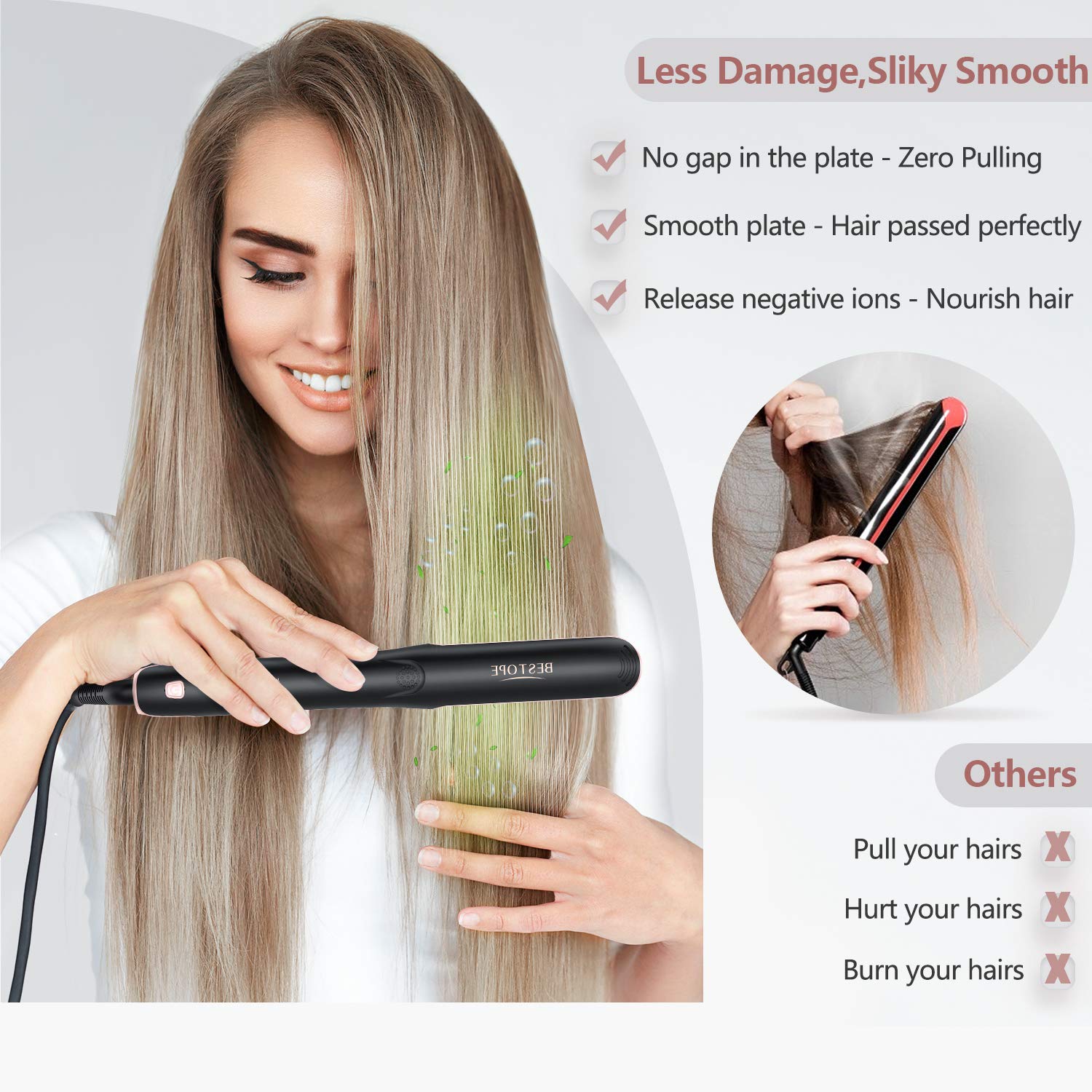 bestope 2 in 1 hair straightener