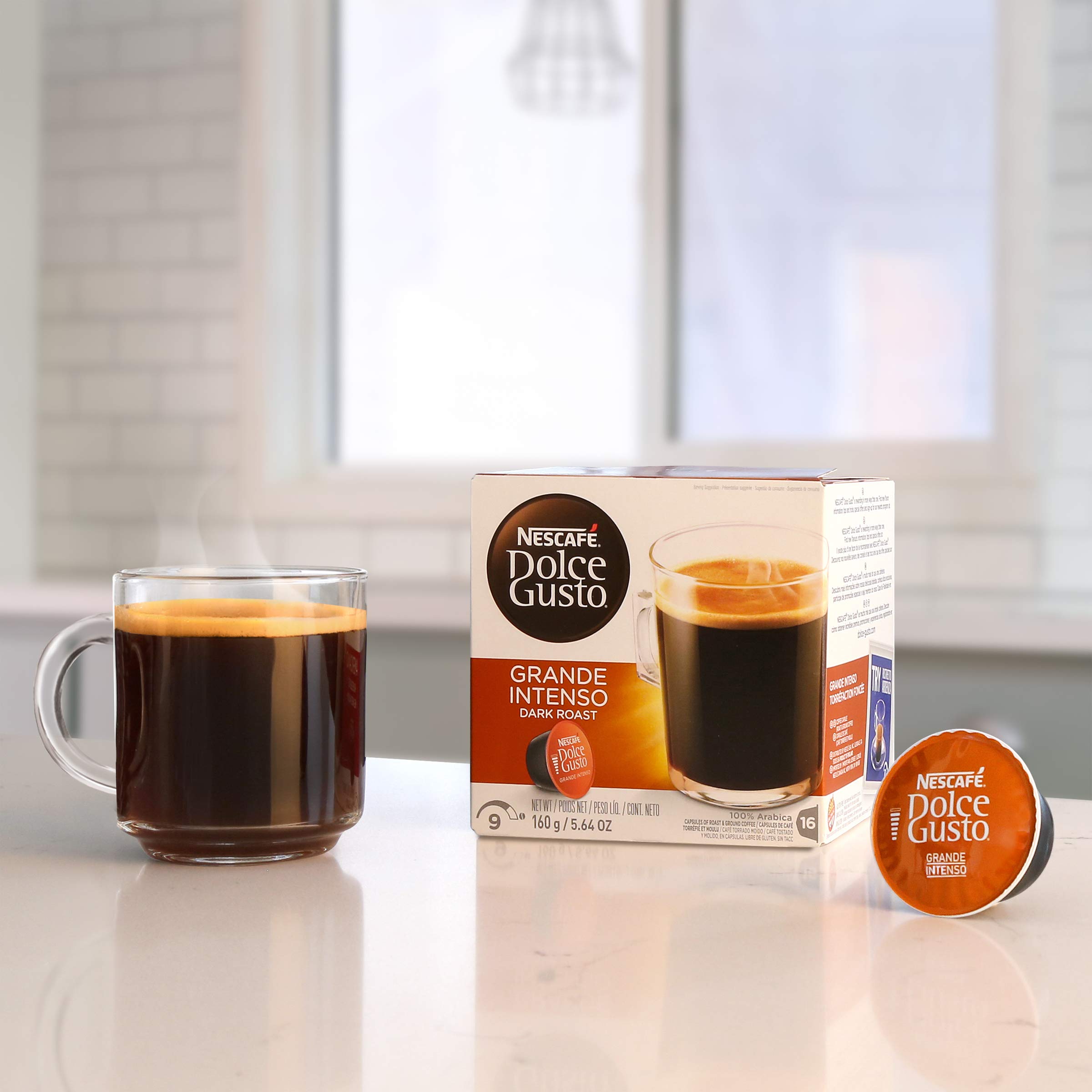 Nescafe Dolce Gusto Coffee Pods, Grande Intenso, 16 ...