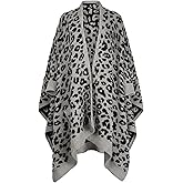 CUBRIDGE Wearable Blanket Sherpa Poncho Unique Office Work Warm Cozy Shawl TV Throw Blankets, Plush Cape Wrap for Adults