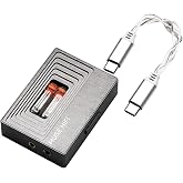 HiFiGo MUSEHiFi M3 Ultra Portable Tube DAC Amp with JAN6418 Vacuum Tube, 460mW/480mW Balanced Output, USB C Dongle DAC for IEMs &amp; Headphones, Amplifier for Phone/PC/Mac