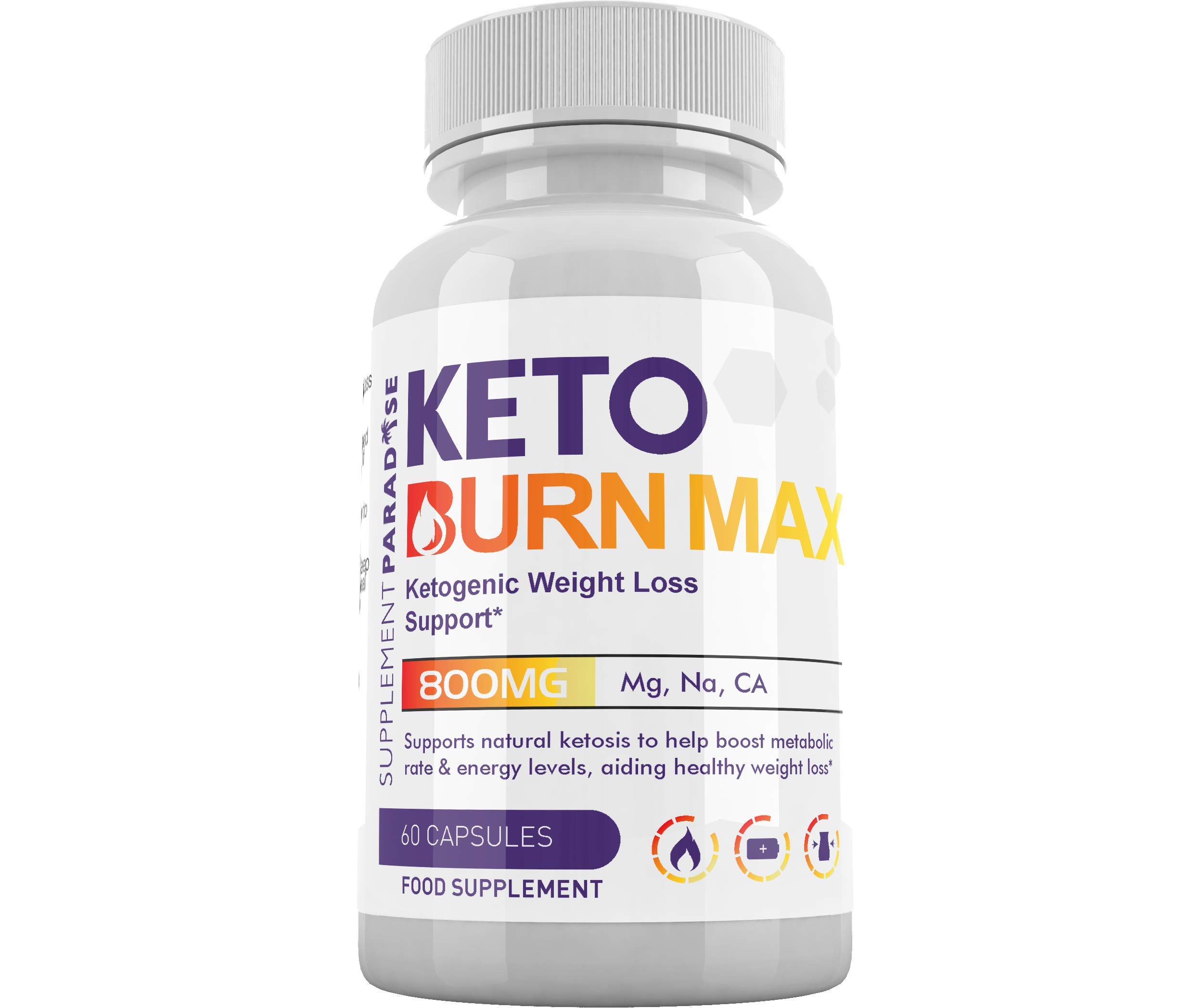 Keto Burn Max - Ketogenic Weight Management Support for Men & Women - 1 Month Supply - SUPPLEMENT PARADISE