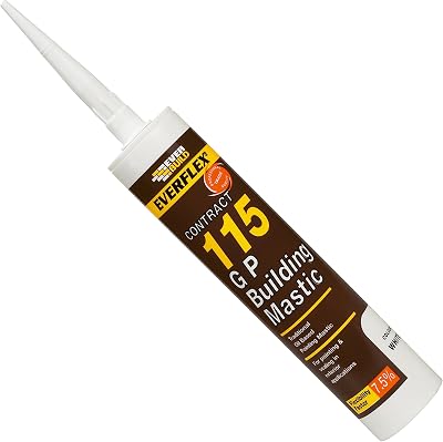 Everbuild Everflex 115 GP Building Mastic White 285ml - Internal/External