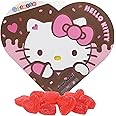 Hello Kitty Valentines Gift Box, Fruit Punch Flavored Gummy Hearts Inside, Individually Wrapped Pieces, 3.17 Ounces