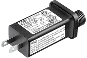 CJP-Geek 30V LED Controller With 8 Modes, JT-EL/FC300V0200-C Class 2 Power Supply Multifunctional Transformer, Low Voltage US Plug Compatible With Light (30v 0.2a)