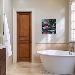 ZXHYWYM Zen Canvas Wall Art Lotus Flower Picture