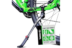 RBRL Bike Kickstand, Stable, Durable and Non-Slip Aluminum Alloy Bicycle Kickstand, Suitable for 24-29 Inch Mountain Bike, Ro