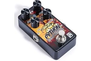 Caline Mini Guitar Compressor Pedal G Series G012 Pure Analog Compression Effect Guitar Pedal for Electric Guitar True Bypass Design