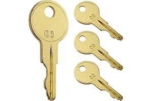 GRADORA B03 Keys for Tool Chest and Cabinet Locks Fits Hus-ky Tool Box Home De-pot Hud-son De-walt Toolboxes 4 Pack