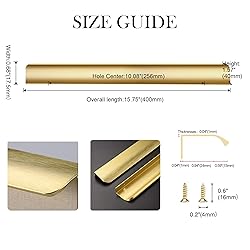 LEAPHZOT 10 Pack 16" (400mm) Overall Length Edge