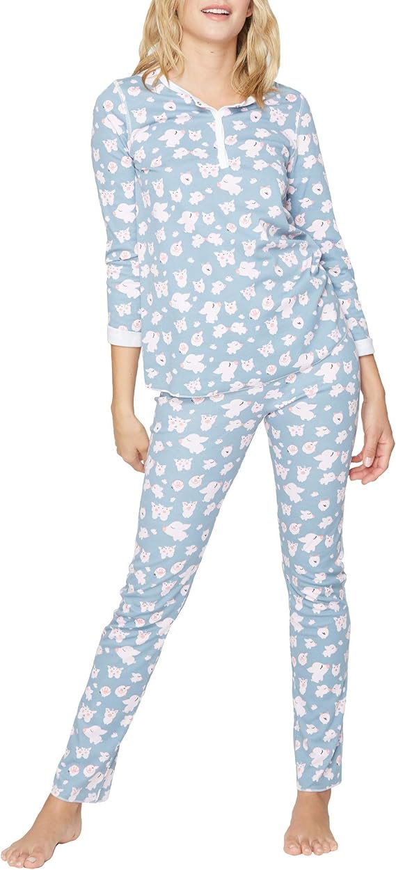 Amazon.com: Roller Rabbit Arnold and Maude Pajama Set (Infant/Toddler/Little Kids/Big Kids) Grey 