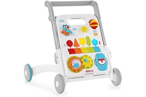 Skip Hop Baby Walker 4-in-1 Sit to Stand Convertible Light Up Walker with 40+ Activities Explore & More Age 6m+