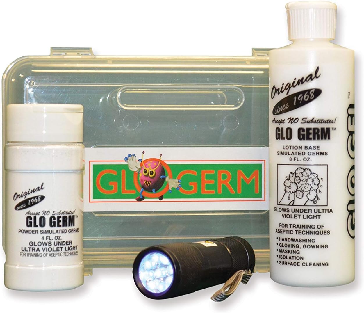 Glo Germ Kit with UV Light, (55205) Amazon.fr Jeux et Jouets