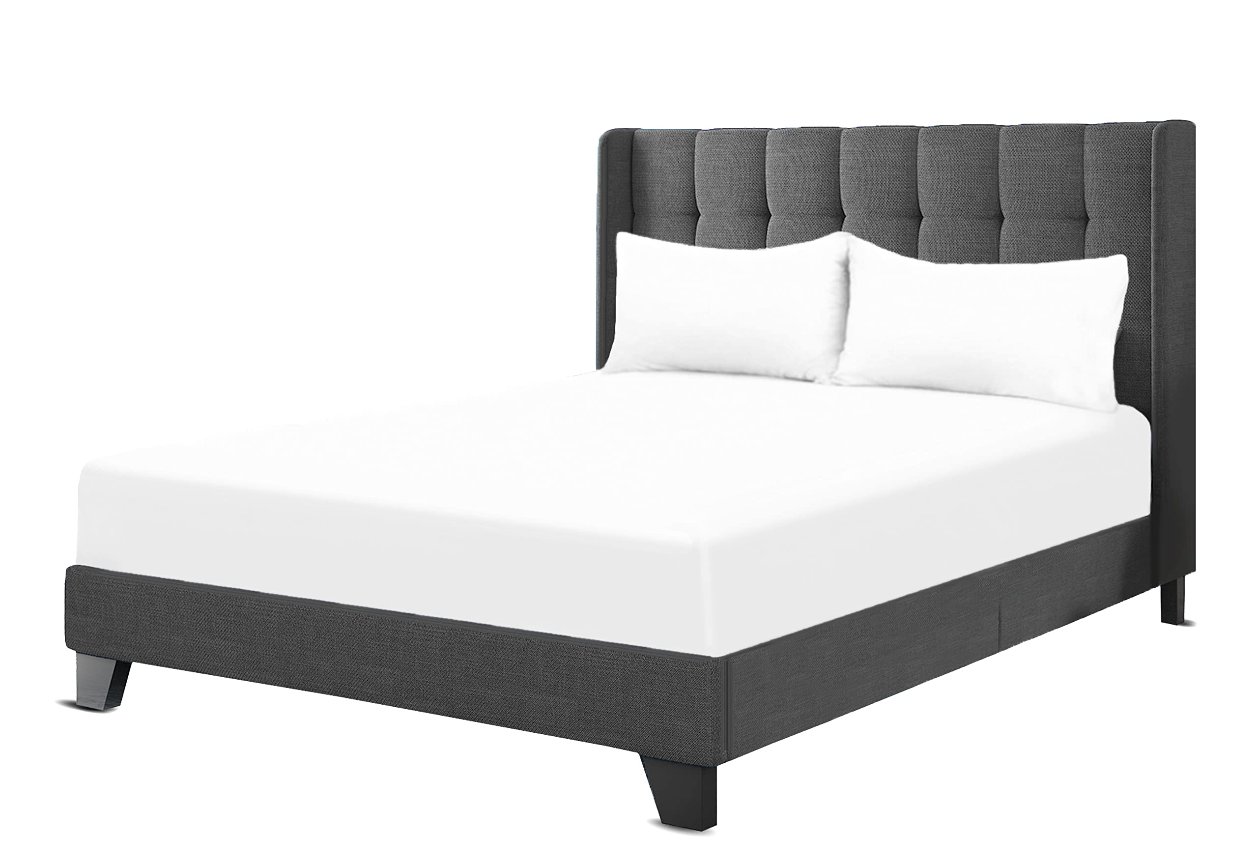 200 Thread Count Hotel Quality Bedding 100% Pure Egyptian Cotton Fitted Sheet - Stretches Up To 30cm Deep (White, Single: 90x190cm + 25cm Deep)