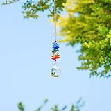 H&D Rainbow Sun Catcher Crystal Ball Prism Pendant for Home Decor view 3
