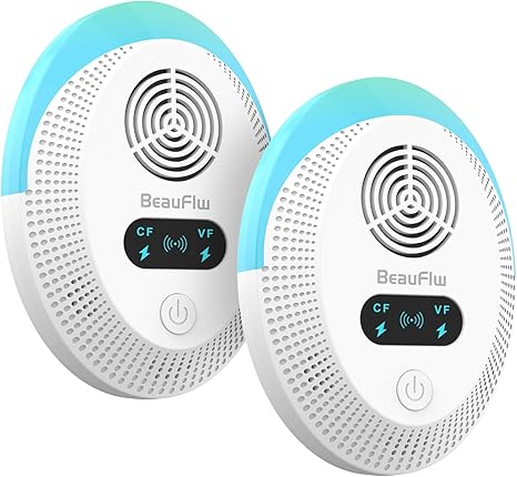 Amazon Beauflw ネズミ 駆除 21最新版 デジタルディスプレイ付き 害虫駆除器 超音波 強力 電磁波 静音 省エネ 無毒無臭 コンセント式 クモ 鼠 ゴキブリ 蚊 虫 アリ ノミ ハエ ダニ シロアリ ハチ コウモリ 撃退 ねずみ駆除 2個入り 害獣 害虫対策器