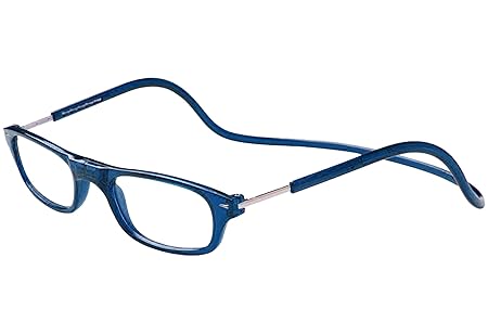TBOC Lesebrille Lesehilfe für Herren und Damen – Dioptrien +3.00 Blau Fassung Brillen mit Stärke Faltbare Einstellbare Trend 