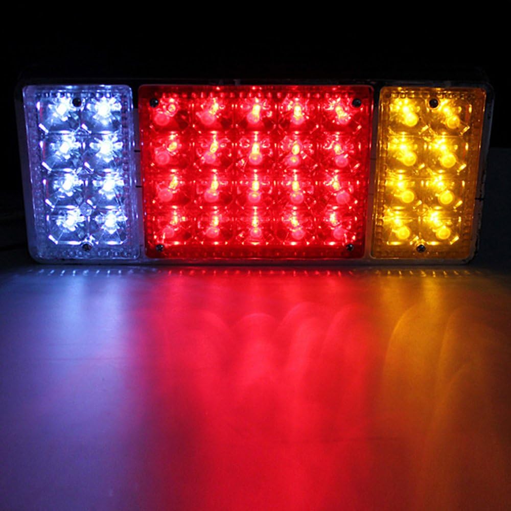 Rayinblue 2PCS 12V 36 LED REAR TAIL STOP INDICATOR LIGHTS LAMP TRUCK TRAILER LORRY CARAVAN - Image 4