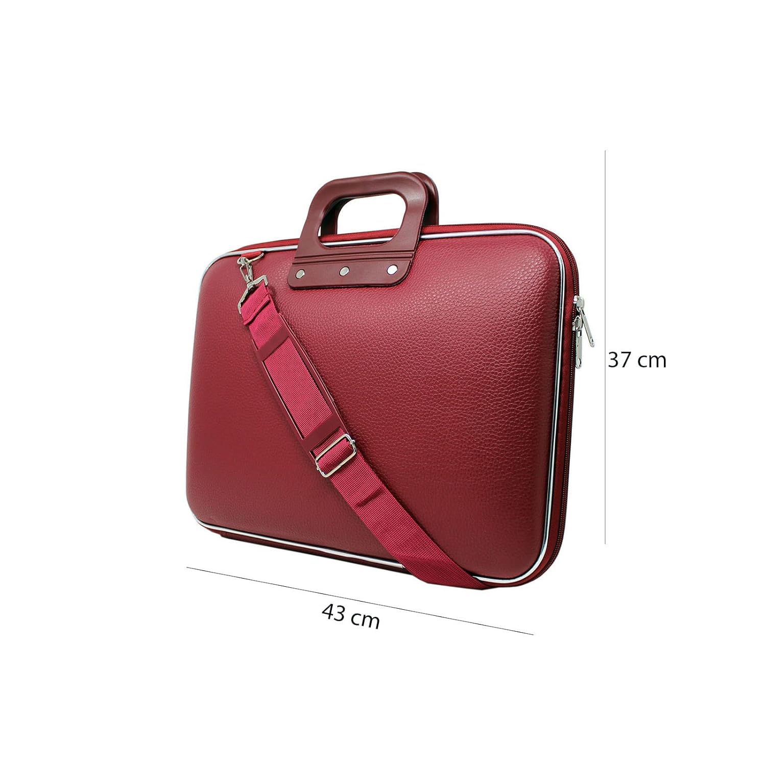 maroon laptop bag