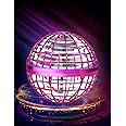 Galaxy Ball, 2024 Upgraded Hand-Controlled Flying Orb Ball Toy for Kids, Boomerang Ball Fly Fidget Spinner, Cosmic Globe 360°Rotating Spinning Hover Ball Indoor Outdoor Flying Spinner Mini (Purple)
