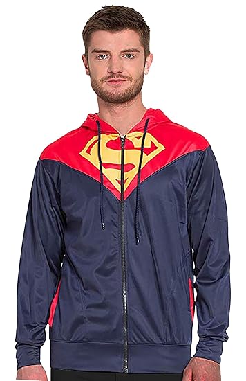 superman zipper hoodie
