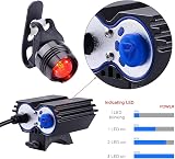 Nestling 5000LM Bike Light Set USB Rechargeable 4 Modes Waterproof LED view 3