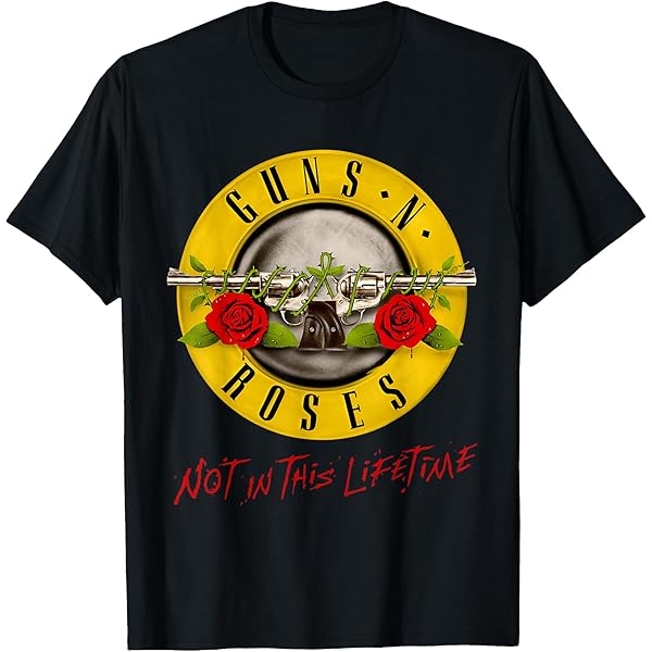 Amazon.com: Guns N' Roses Official Vintage White Cross T