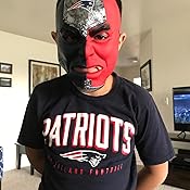Amazon Com Franklin Sports Nfl New England Patriots Fan Face Mask Team Fan Masks For Nfl Football Games And Tailgates Sports Fan Face Mask Face Paint Masks Sports