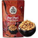 The Foxnut Factory Peri Peri Roasted Makhana 100g (3.53oz) &ndash; Tasty Spicy Fox Nuts (Lotus Seeds), Ready to Eat, Gluten Free Vegetarian, Plant Based, Low Calorie, Not Fried Snack
