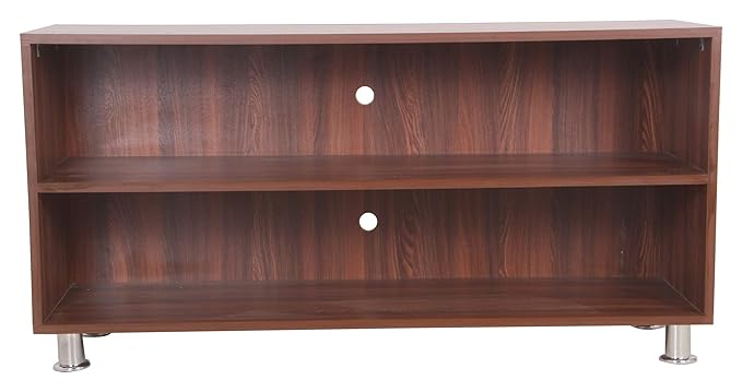 Hudsons TV & Entertainment Unit/TV Stand with SS Legs in Rolex Sandy Color