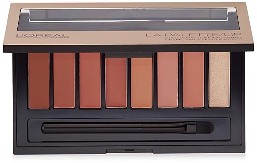 L'Oreal Paris Cosmetics Colour Riche Lip La Palette Lipstick, Nude, 0.14 Ounce