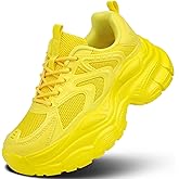 Kundork Womems Walking Shoes Running Tennis Fashion Sneakers Athletic Gym Workout Comfortable Breathable Lightweight