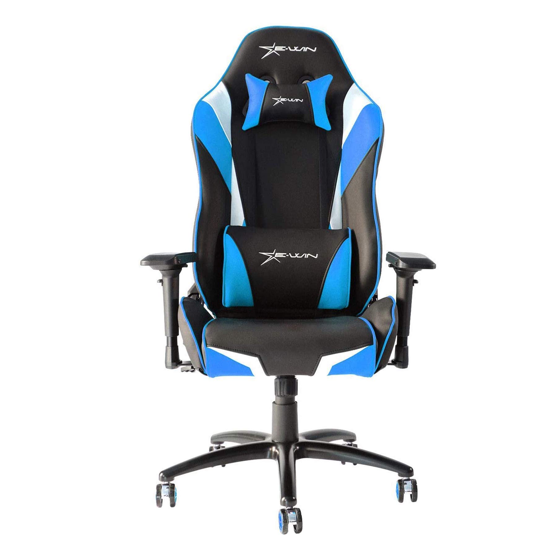 Ewin Gaming Chair Office Chair 4d Armrests Pu Leather Ergonomic High Back Racing Computer Chair With Lumbar Support And Headrest Champion Series Bluewhite Buy Online In Montenegro At Montenegrodesertcartcom Productid 71524047