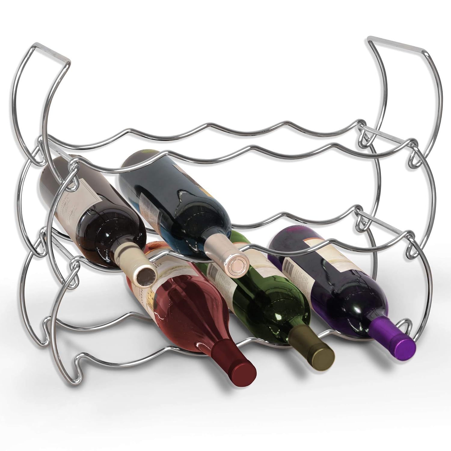 Best Gold Under Cabinet Wine Rack