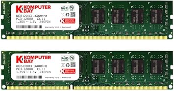 Amazon Komputerbay デスクトップ用メモリ Ddr3 1600mhz Pc3 Ecoパッケージ 8gbx2 Komputerbay メモリ 通販