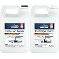 TotalBoat 6 Lb Density Expanding Foam Kit, 2 Part Closed Cell Polyurethane Liquid Foam for Boat Flotation, Casting, Carving, Sculpture, Reinforcement and Void Filling (2 Gallon Kit)