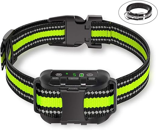 adjustable bark control dog collar