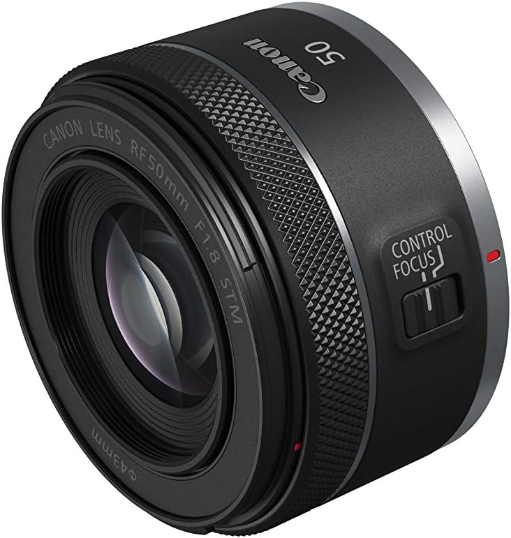 Canon RF 50mm F1.8 STM Lens, Black/White, 50 mm - Image 3