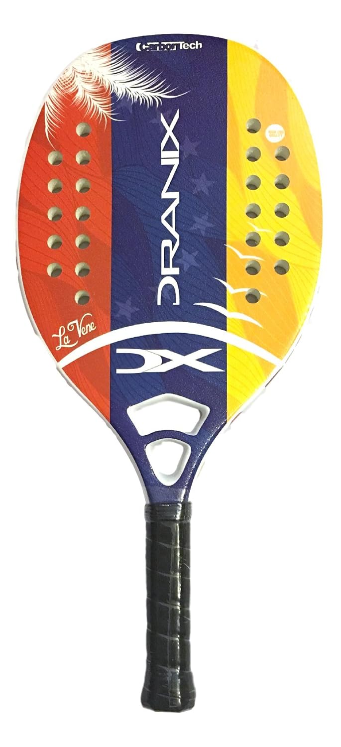 Amazon.com : Dranix La Vene Beach Tennis Paddle Racquet - Grip 4 1/4