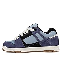 DC Shoes Men's Stag Sneaker, Navy/Blue, 7