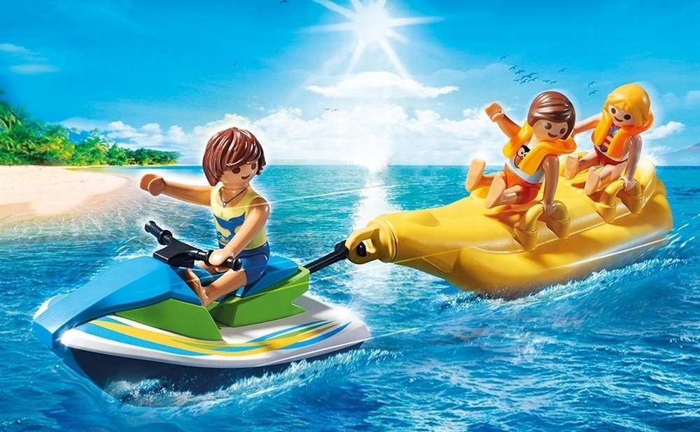 Vacanciers Jet Ski et Banane Playmobil 6980 Figurines et véhicules Coffrets