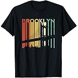 Retro New York Brooklyn Bridge Vintage City Skyline NYC NY T-ShirtOEKO-TEX STANDARD 100