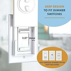 HomeStar Safety Light Switch Guard | Single Rocker