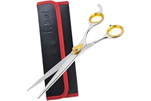 Sharf Gold Touch 440c Japanese Stainless Steal Pet Grooming Shear, 8.5 Inch Straight