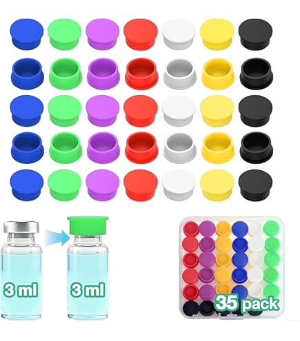 MAGICLULU 1set Vial Cap Laboratory Bottle Cap Airtight Vial Cover Reusable Lid Sample Vial Stopper Canning Supplies Wide Mouth Jar Sample Container Cover for Vial Plastic 100pcs: Amazon.com: Industrial & Scientific MAGICLULU 1set Vial Cap Laboratory Bottle Cap Airtight Vial Cover Reusable Lid Sample Vial Stopper Canning Supplies Wide Mouth Jar Sample Container Cover for Vial Plastic 100pcs: Amazon.com: Industrial & Scientific