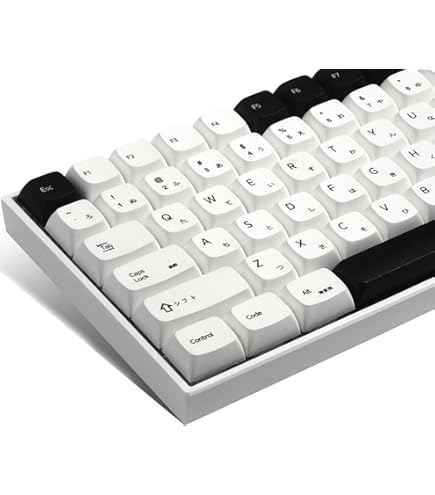 Yammee XDA Convex Spacebar White Black 1.25u 2u 2.25u 2.75u For Arisu