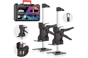 BOTUDA 2025 New Labor Saving Handle（2Pack） 12 in Hand Lifting Jack Tool, Multifunctional Furniture Lifting Rack, cabinets Door Paneland Windows Lifting Jack ，Raised by 6.8 inches, Bearing 380LBS